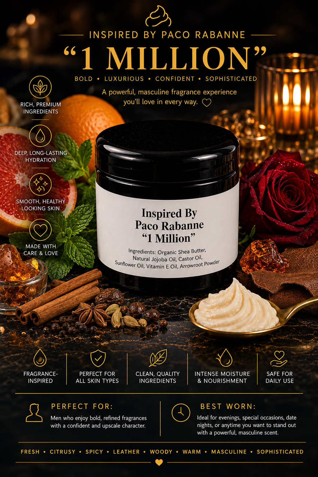 Inspired By Paco Rabanne – 1 Million